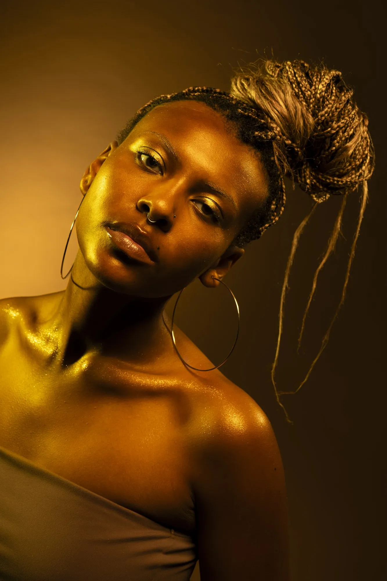Loyal Blake photographed in warm colored light.